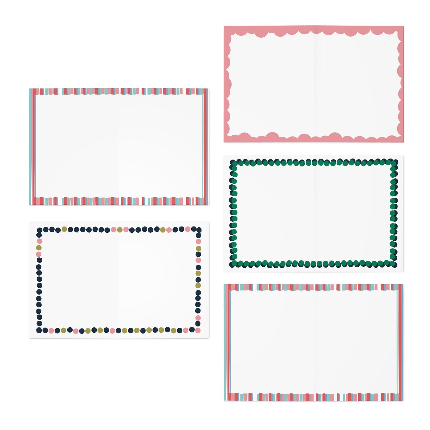 Poolside Postcards – 5-Pack Premium Illustrated Greeting Cards