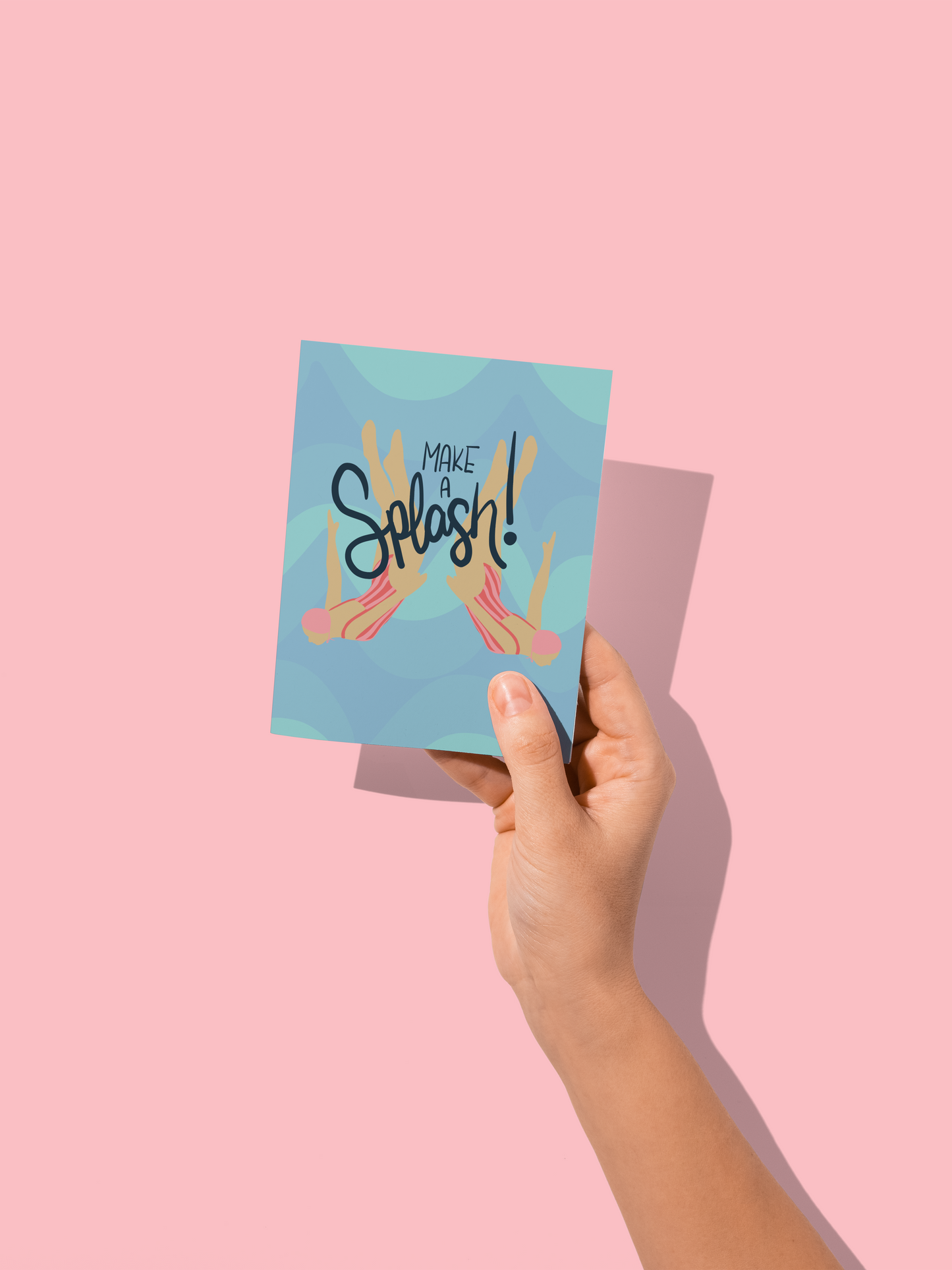 Poolside Postcards – 5-Pack Premium Illustrated Greeting Cards
